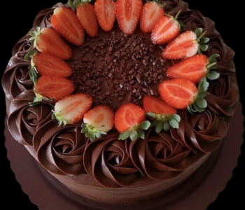 chocolate strawberry cak